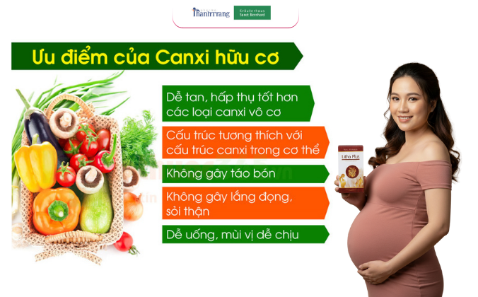 Ưu điểm của canxi hữu cơ 
